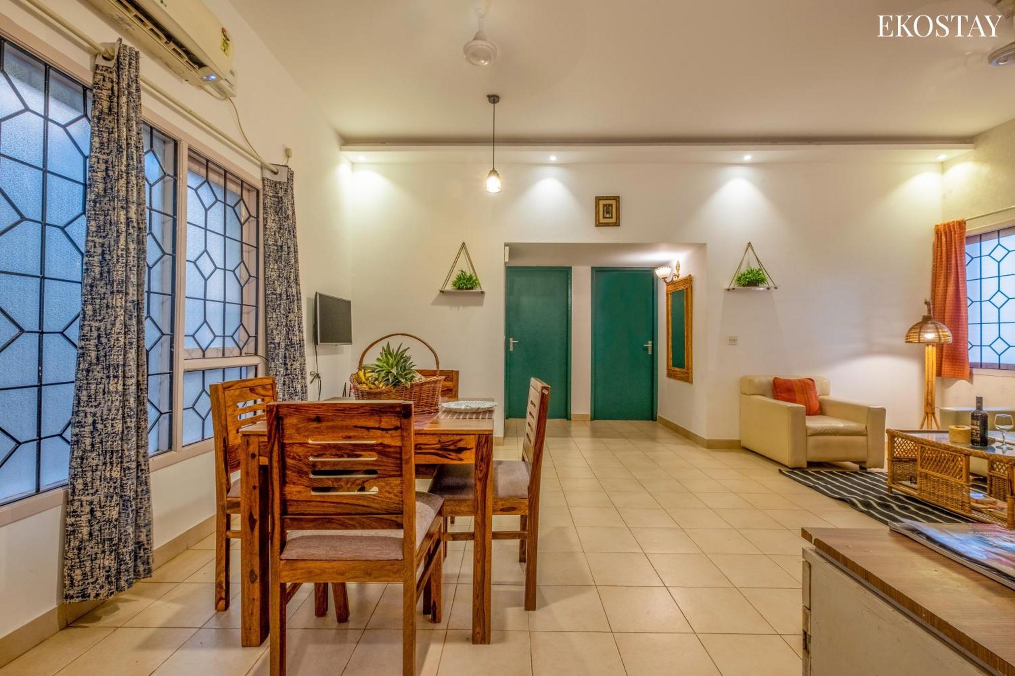 Eko Stay - Green Door Apartment カンドリム エクステリア 写真